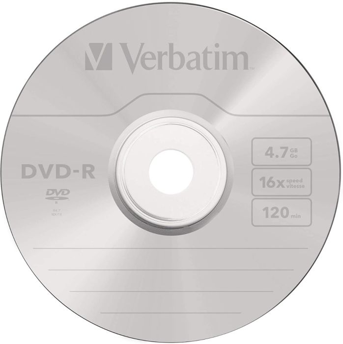 Verbatim DVD-R 4.7Gb 16x Spindle 50 43548 verbatim dvdr 50 pack data 