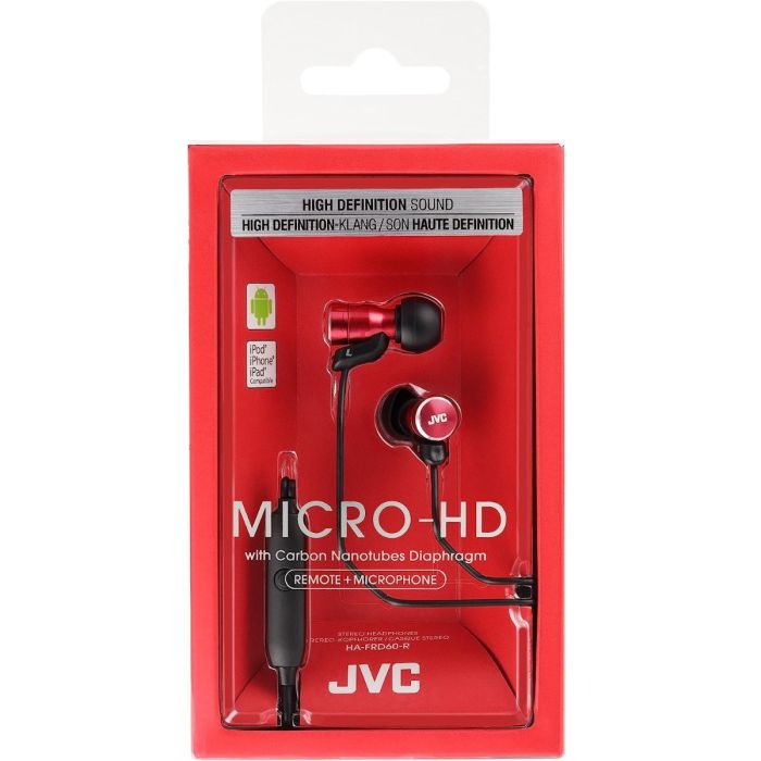 JVC HA-FRD60 RED In-Ear Headphones