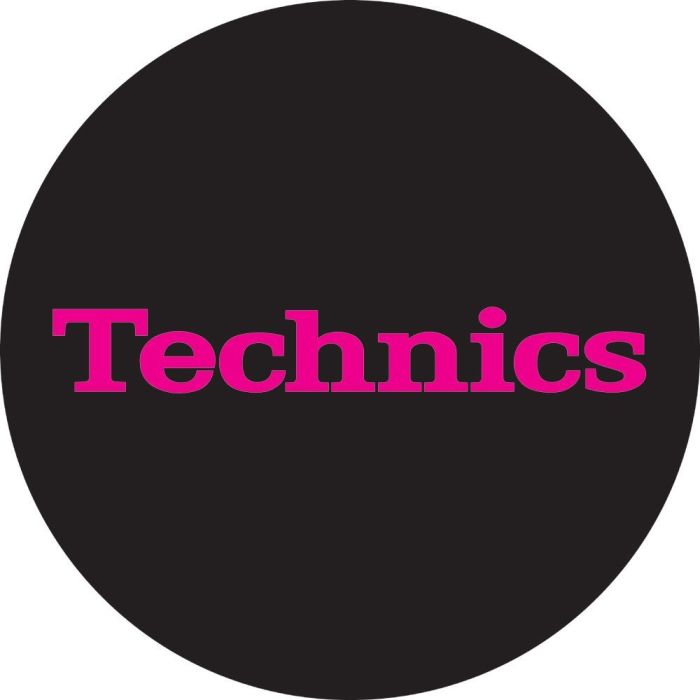 Technics Slipmat 60652 Simple T3:Pink on Black