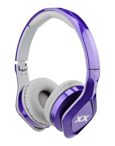 JVC HA-SR100X Violet Club style On-Ear Headphones Remote & Microphone