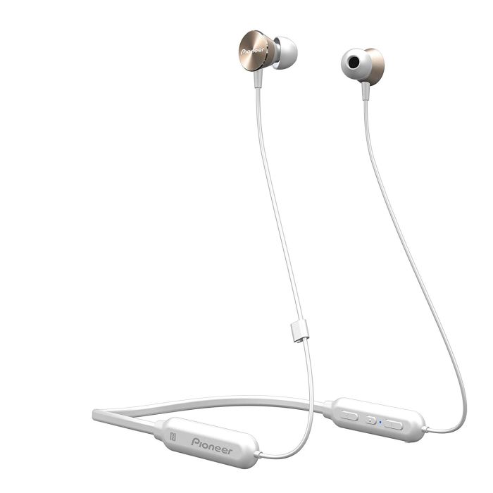 Pioneer SE-QL7BT-G GOLD In-Ear Wireless Neckband Design Headphone