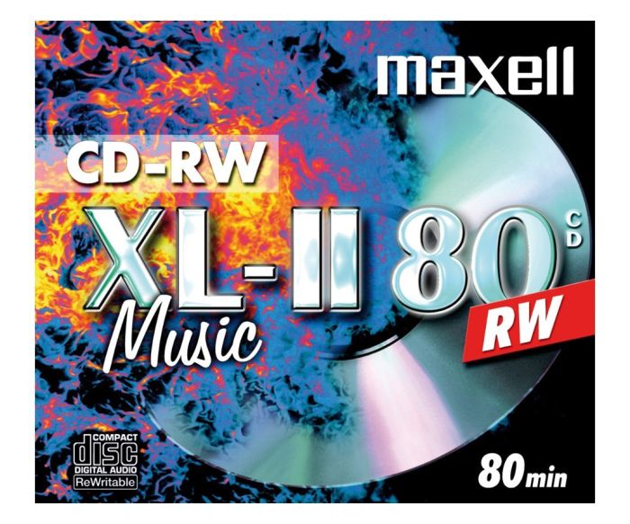 Maxell CD-RW80 Audio Pack 10 rewritable discs rewritable blank media