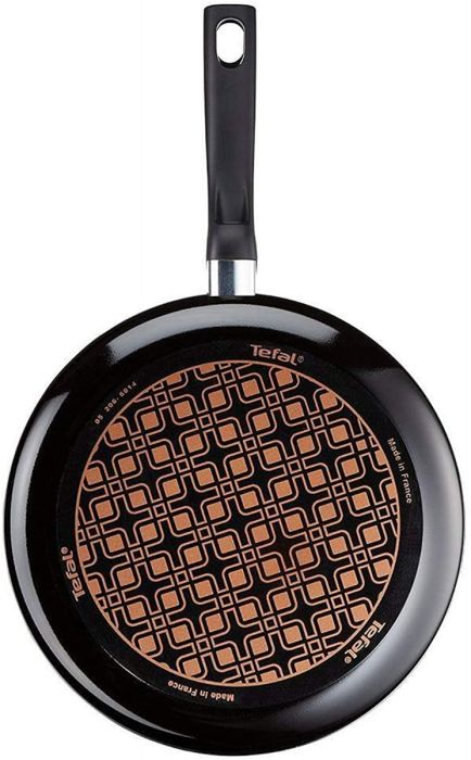 Tefal 24cm Non Stick Edonia 24cm Frying Pan with Thermospot Technology - Black - D4970412 