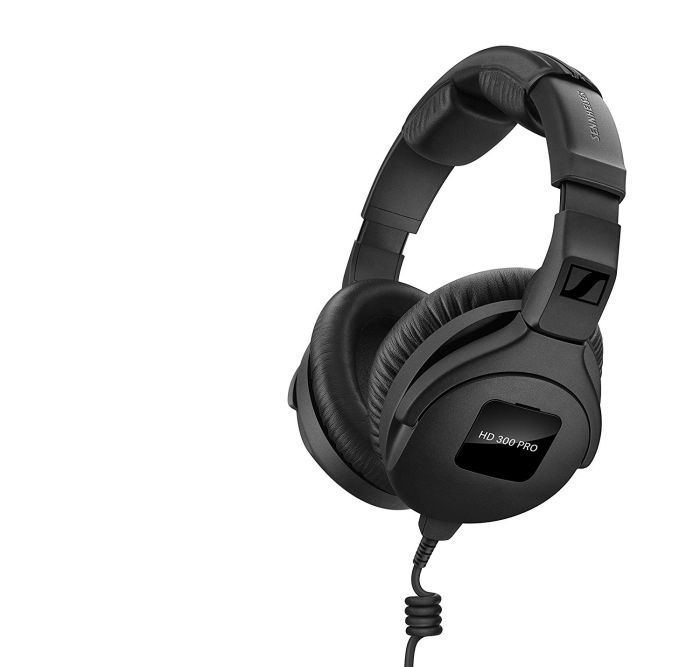 Sennheiser HD 300 Pro Closed back Over-ear Monitoring  Headphone - 508288 - Black