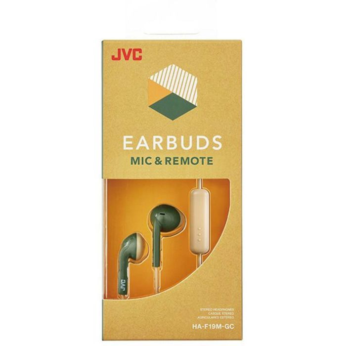 JVC HA-F19M-M-GC-E Khaki Beige Headphones