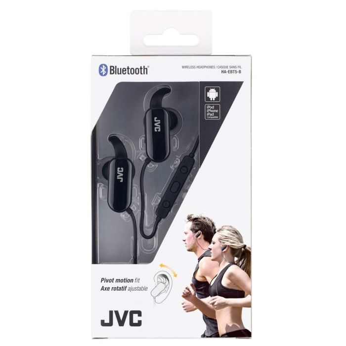 JVC HA-EBT5-B BLACK Wireless Sports In-Ear Bluetooth Headphone