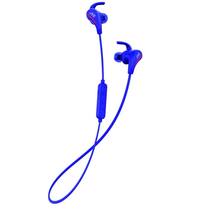 JVC HAET50BTA AE Bluetooth Wireless Headphones with Pivot Fit Movement - Blue 