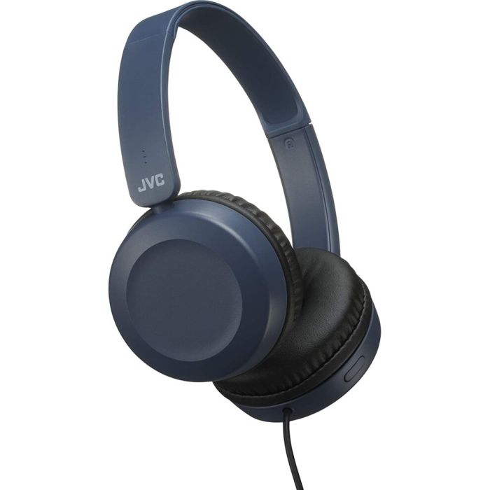 JVC HA-S31M Binaural Headband Headphones and Microphone Blue - Wired Headband Binaural Over-Ear 10-26000Hz Blue