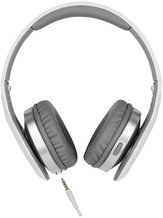 JVC HA-SR100X Silver On-Ear Club style Headphones with Remote and Microphone