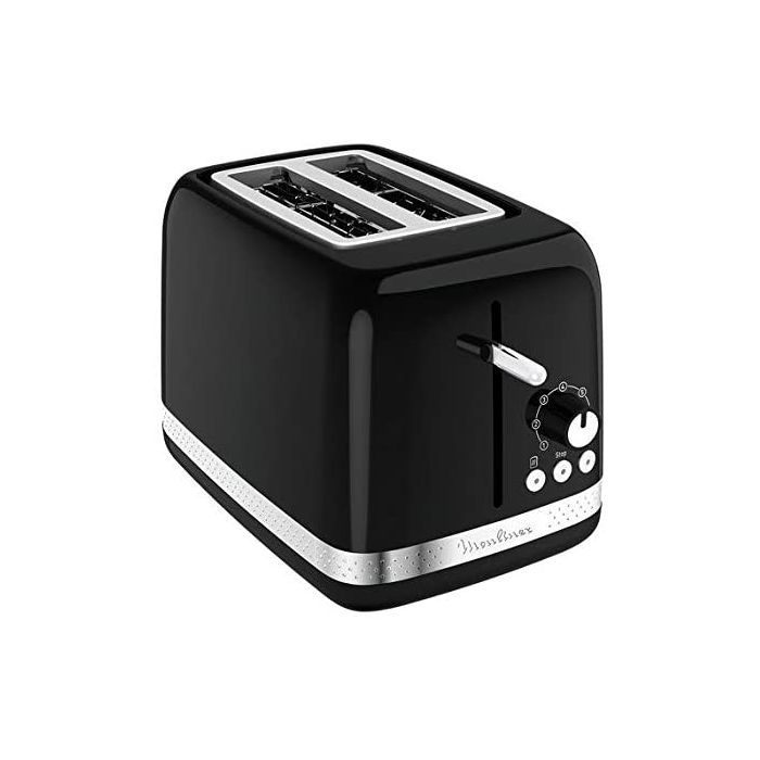 Moulinex LT300842 2 Slice Toaster - Chrome & Black