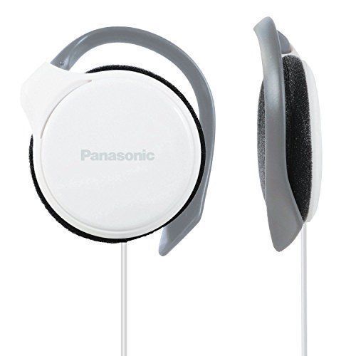 Panasonic RP-HS46 White Clip Wired On-Ear Headphone with Ultra-Slim Housing