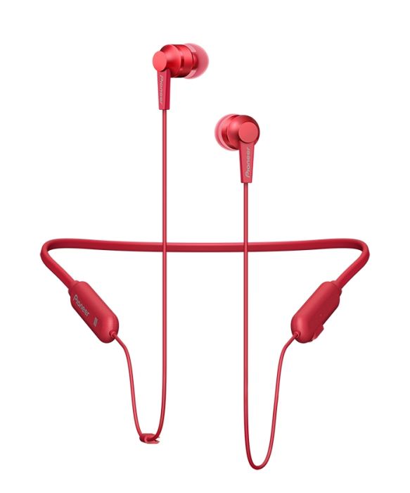 Pioneer SE-C7BTR RED Bluetooth and Mic In-Ear Headphones