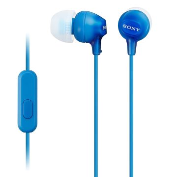 Sony MDREX15APL BLUE Fashion Color EX Series Earbud Headset with Mic 