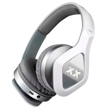 JVC HA-SR100X Silver On-Ear Club style Headphones with Remote & Microphone