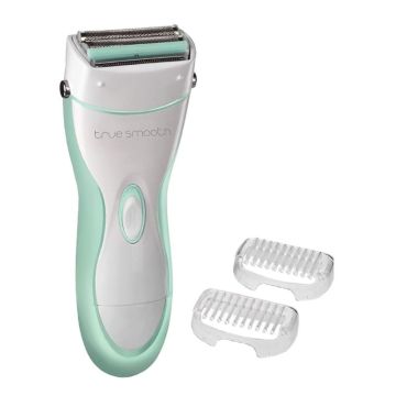 BaByliss 8770BU Green/White True Smooth Rechargeable Ladies Shaver 