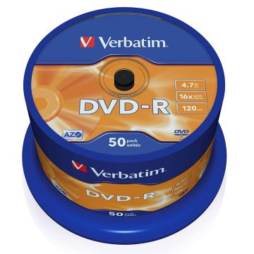Verbatim 43548 DVD-R 4.7Gb 16x Spindle 50 