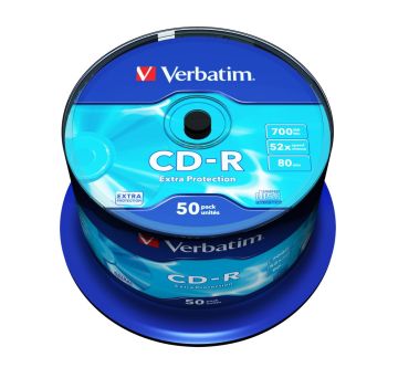 Verbatim Blank CD Extra Protection spindle pack of 50 disc