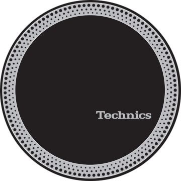 Technics Slipmat 60666 Strobe 3:Silver on Black