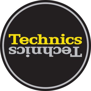 Technics Slipmat 60659 Duplex 4:Slvr-Y Mirror on Black