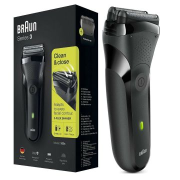 Braun Series 3 300s Rechargeable Electric Shaver