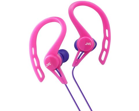 JVC HA-ECX20 Pink Sweat and Splash Proof Sports Wired In-Ear Headphones