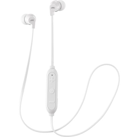 JVC HAFX21BT Powerful Sound Wireless Bluetooth In Ear Headphones - White