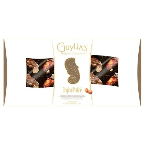 Guylian Artisanal Belgian Chocolates Original Pralines Christmas Gift Box , 32 Chocolates, 336g