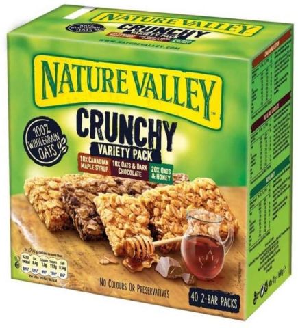 Nature Valley Crunchy Granola Bars Variety, Pack of 40 Bars