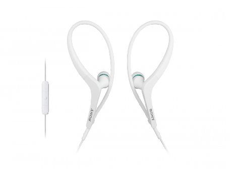 Sony MDR-AS400iP WHITE Active Headphones for iPhone, iPad and iPod