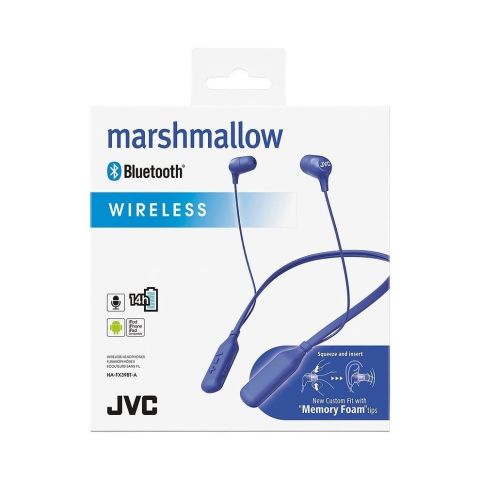 JVC HAFX39BTA Bluetooth Neckband In-Ear Headphone Blue
