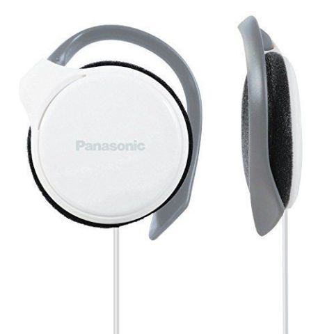 Panasonic RP-HS46 White Clip On Ear-Hook Ultra Slim Headphone