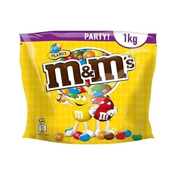 Brand New M&M's Peanut Party 1Kg 2Kg 5Kg Bag Fresh Stock Sweets  Chocolate