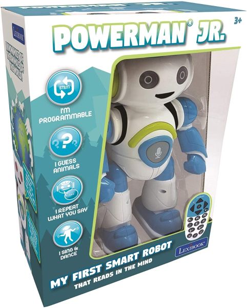 ROB50EN-00 Out Of Box Lexibook Powerman Smart Interactive Robot White 